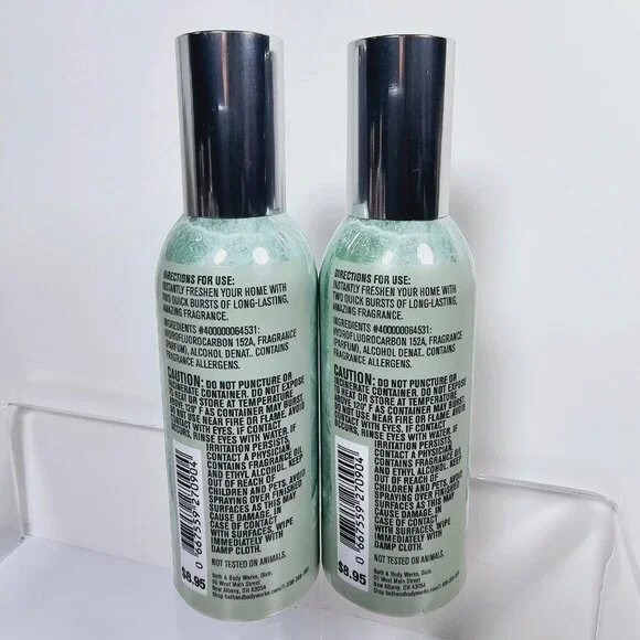2 ALOE PALM Bath & Body Works Concentrated Room Spray 1.5oz NEW - Picture 5 of 5